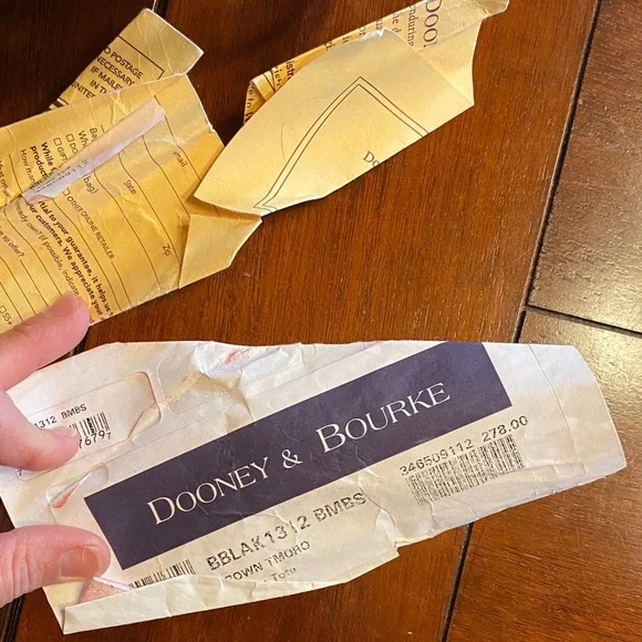 Dooney & Bourke Black and Gold Monogram Tote - Picture 4 of 5